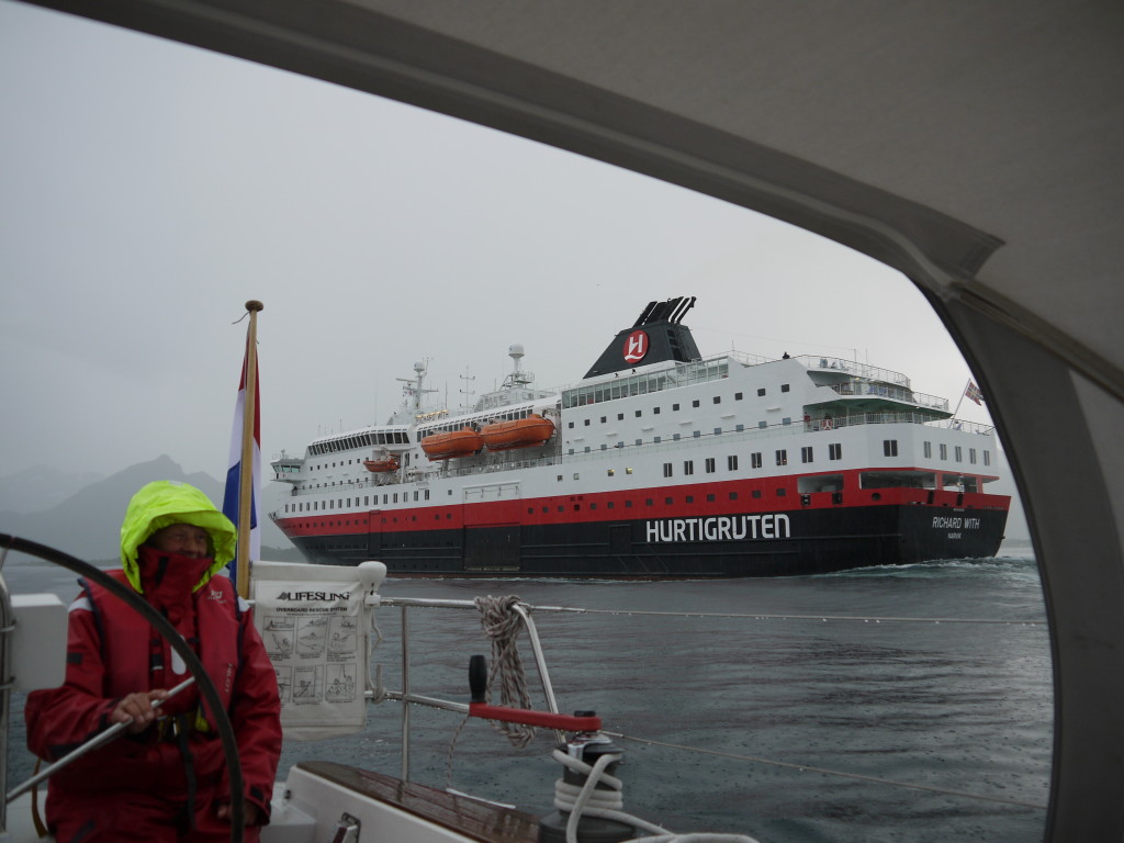 De HURTIGRUTEN komen we regelmatig tegen